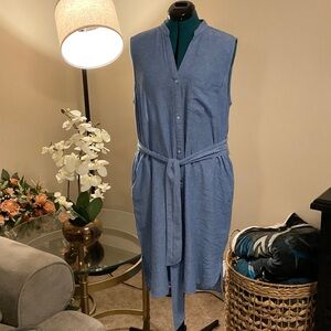 GAP Blue Sleeveless Dress